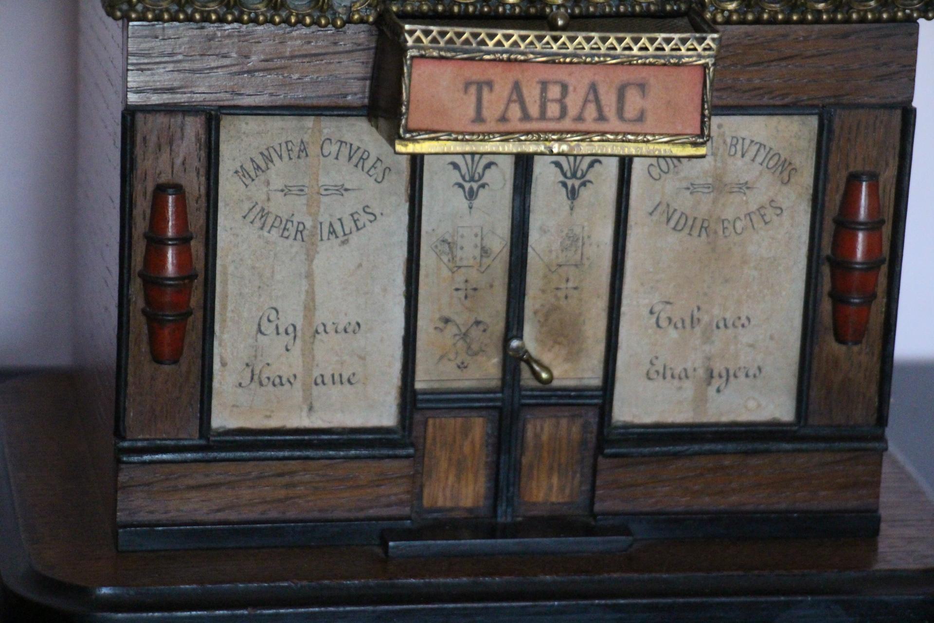19th Century 1900's French Cigar Box Modeled as a Tobacco Store