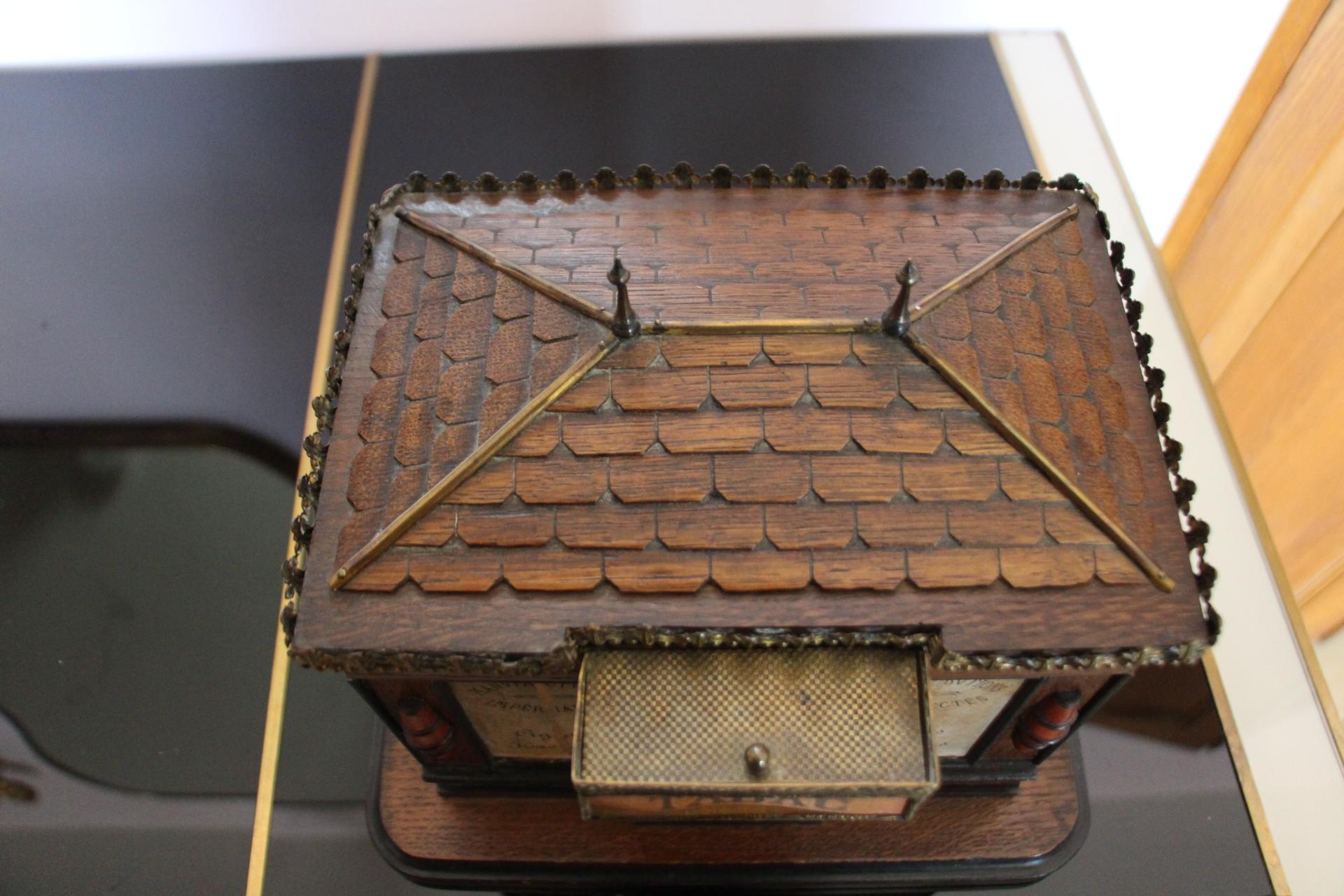 1900's French Cigar Box Modeled as a Tobacco Store 4
