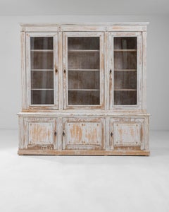 1900s French Country Vitrine Cabinet