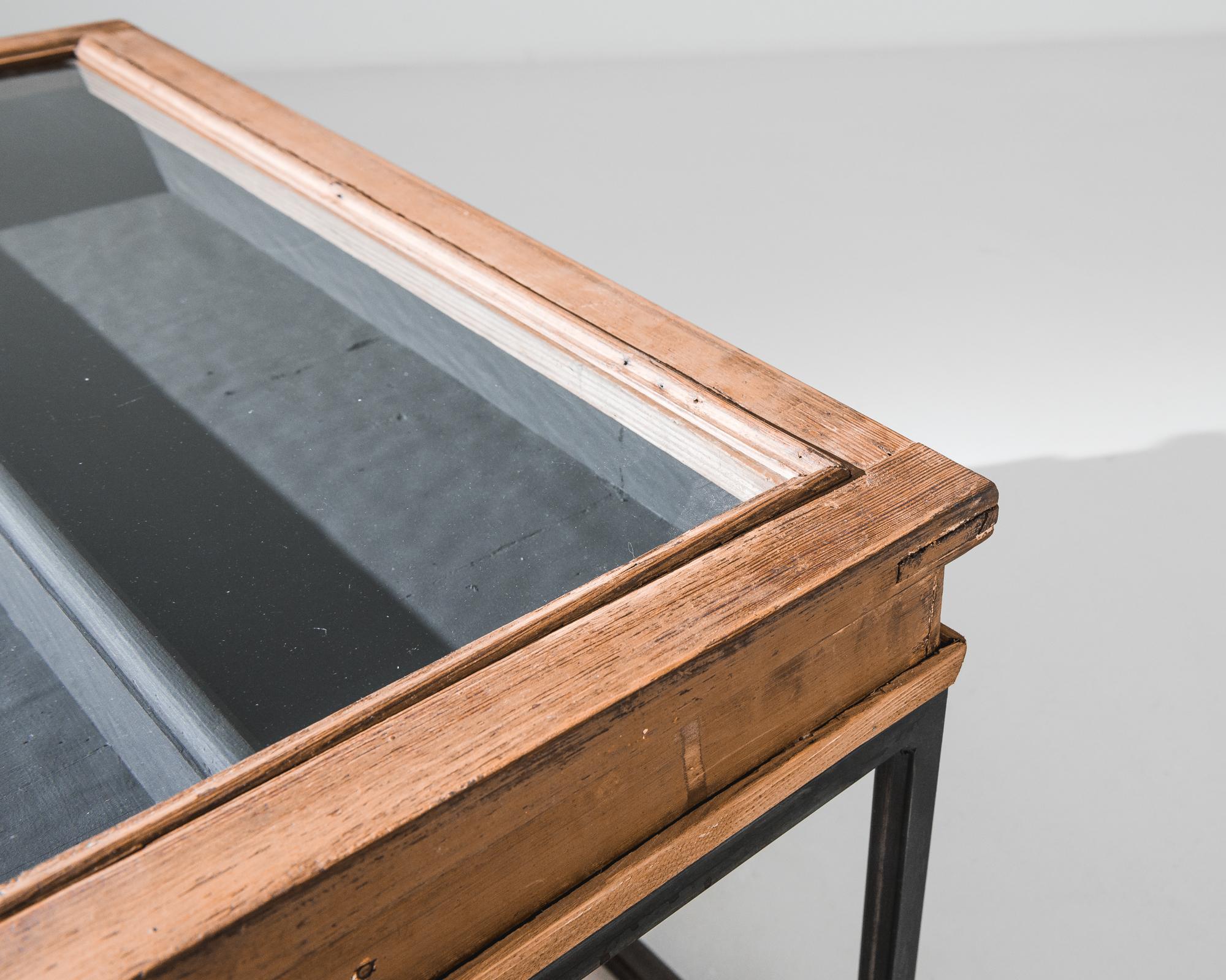 Early 20th Century 1900s French Display Case Coffee Table