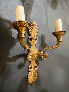 1900's French Empire Style Small Sconces