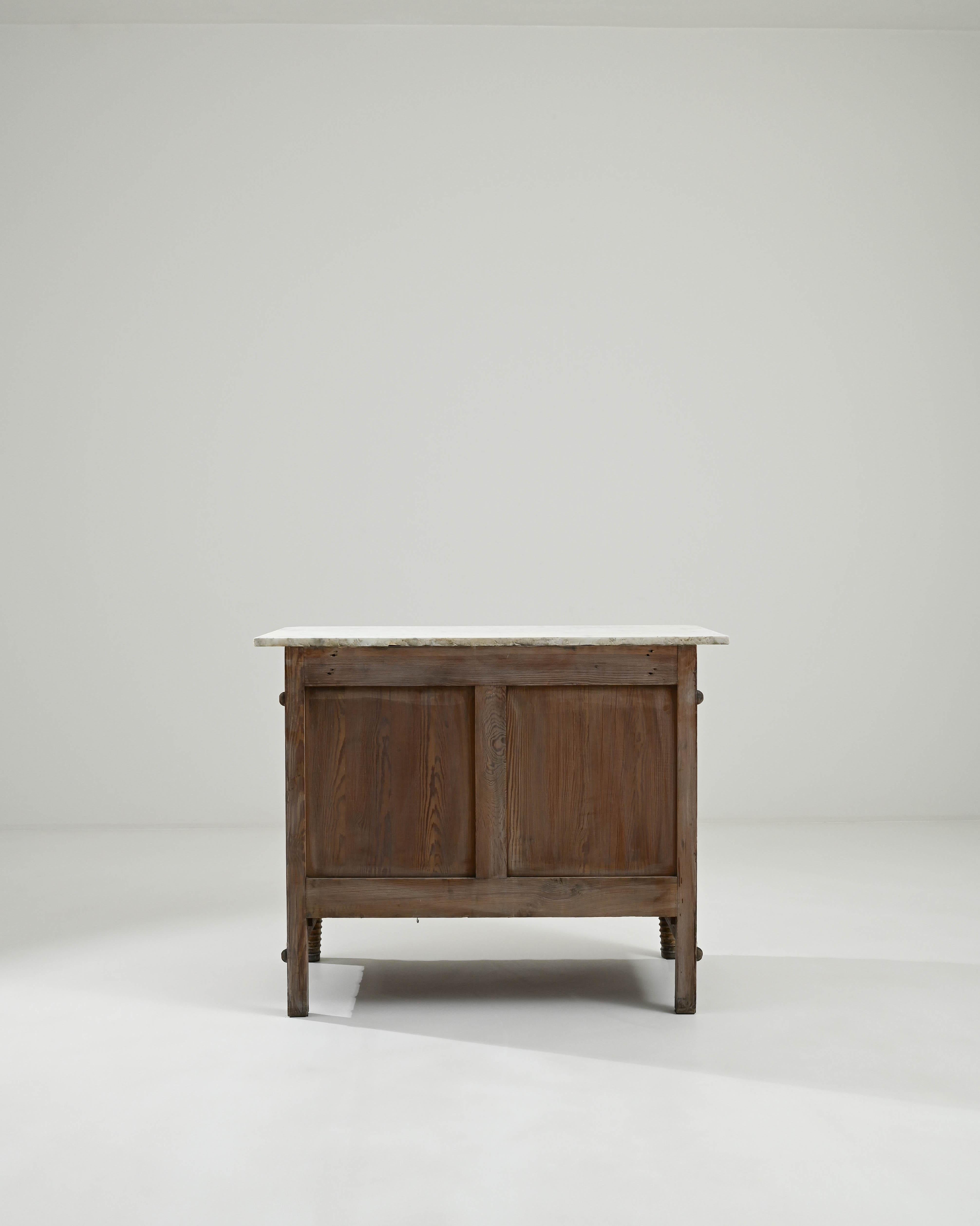 1900s French Faux Bamboo Chest of Drawers 9