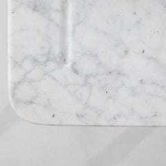 1900s French Faux Bamboo Table With Marble Top