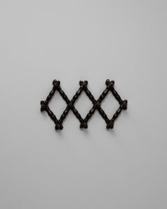 1900s French Faux Bamboo Wall Hanger