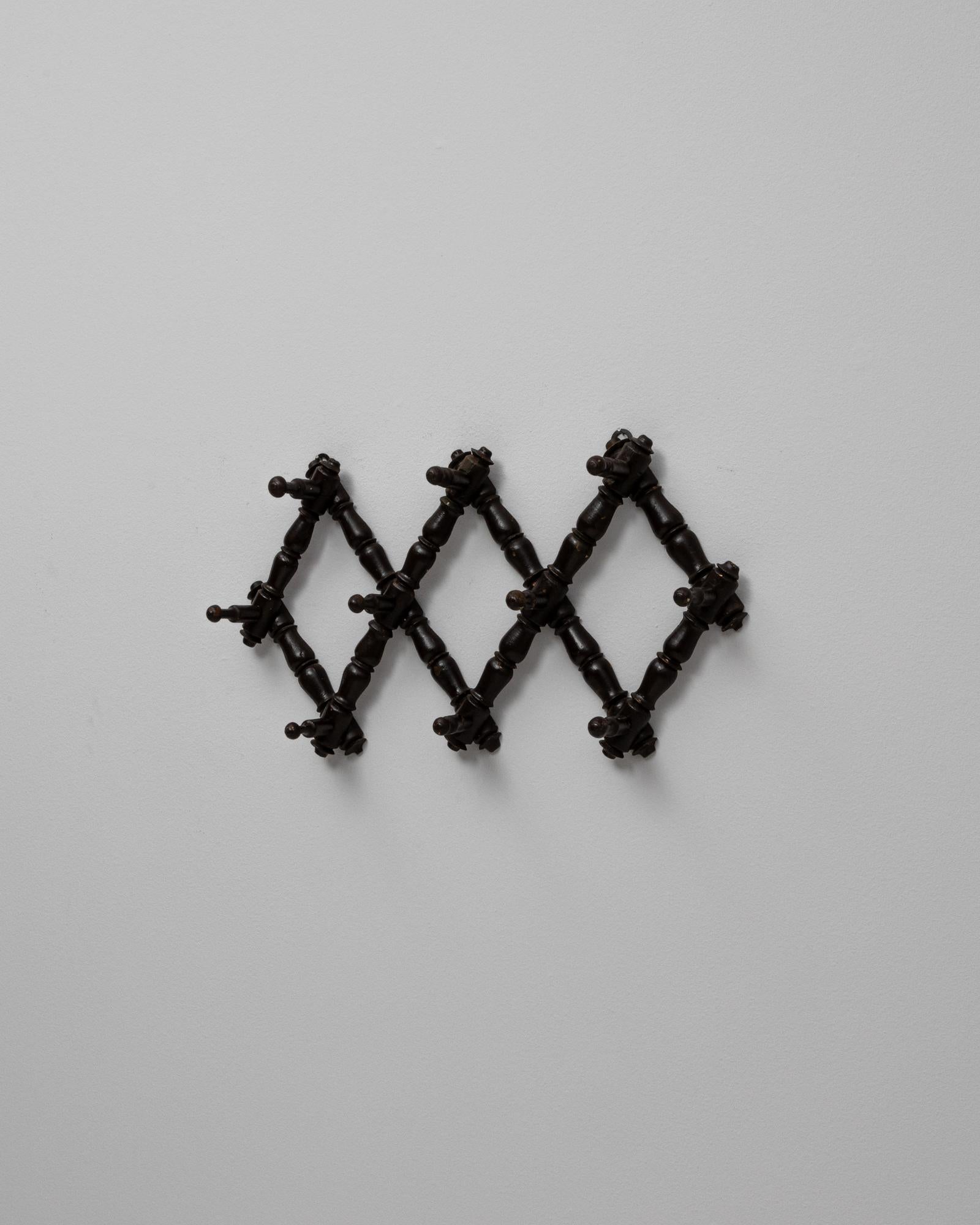 20th Century 1900s French Faux Bamboo Wall Hanger For Sale