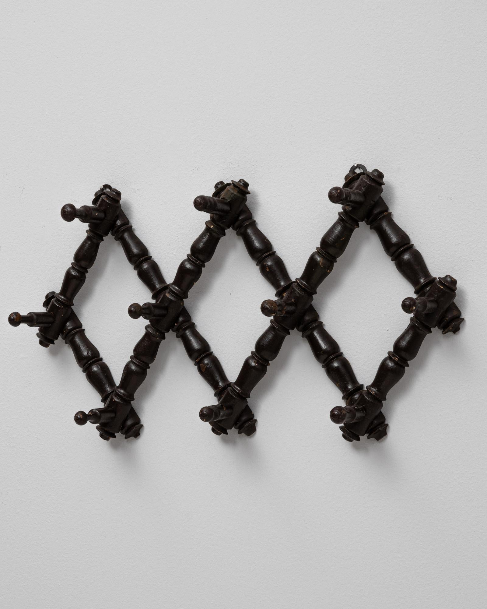 1900s French Faux Bamboo Wall Hanger For Sale 2
