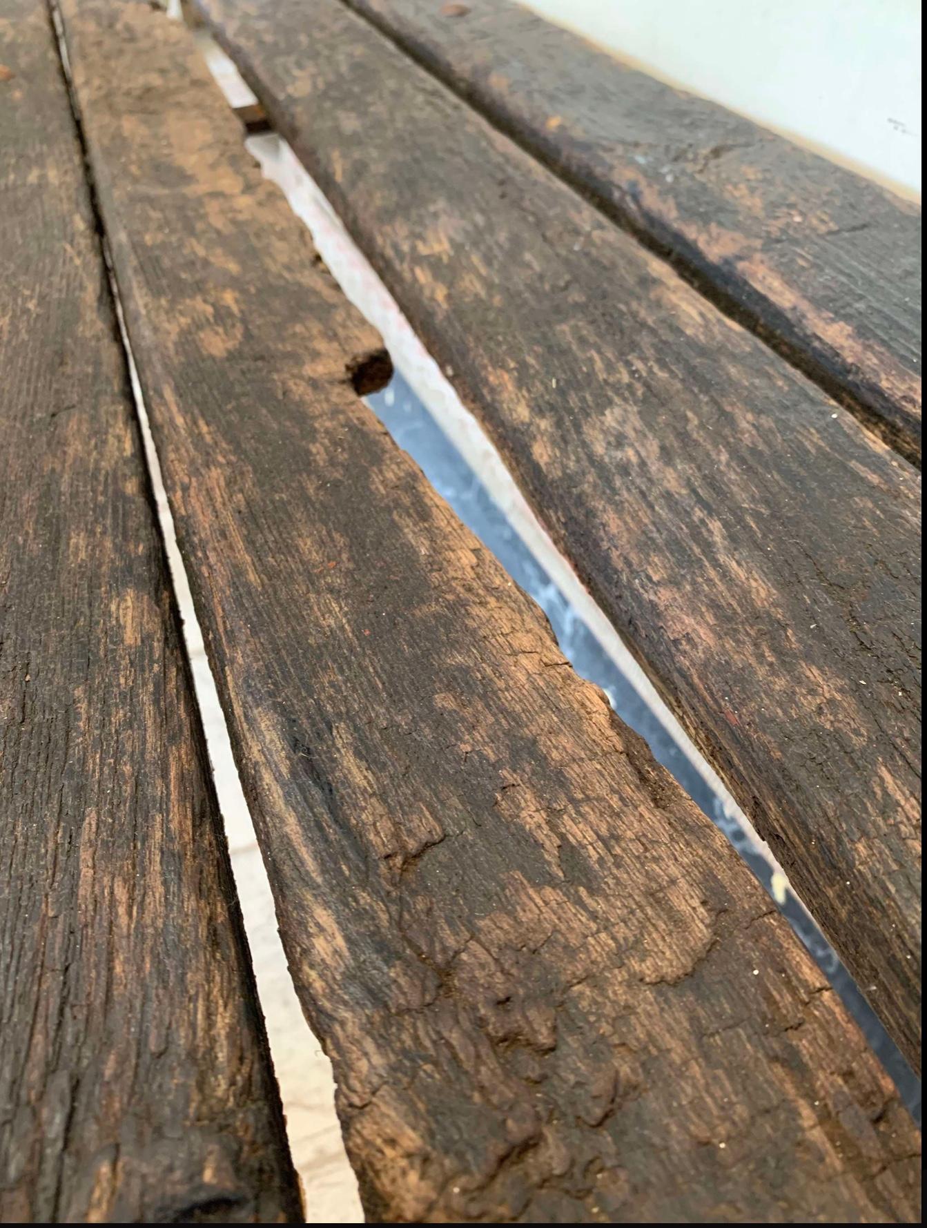 1900s French faux bois painted cast iron garden bench For Sale 2