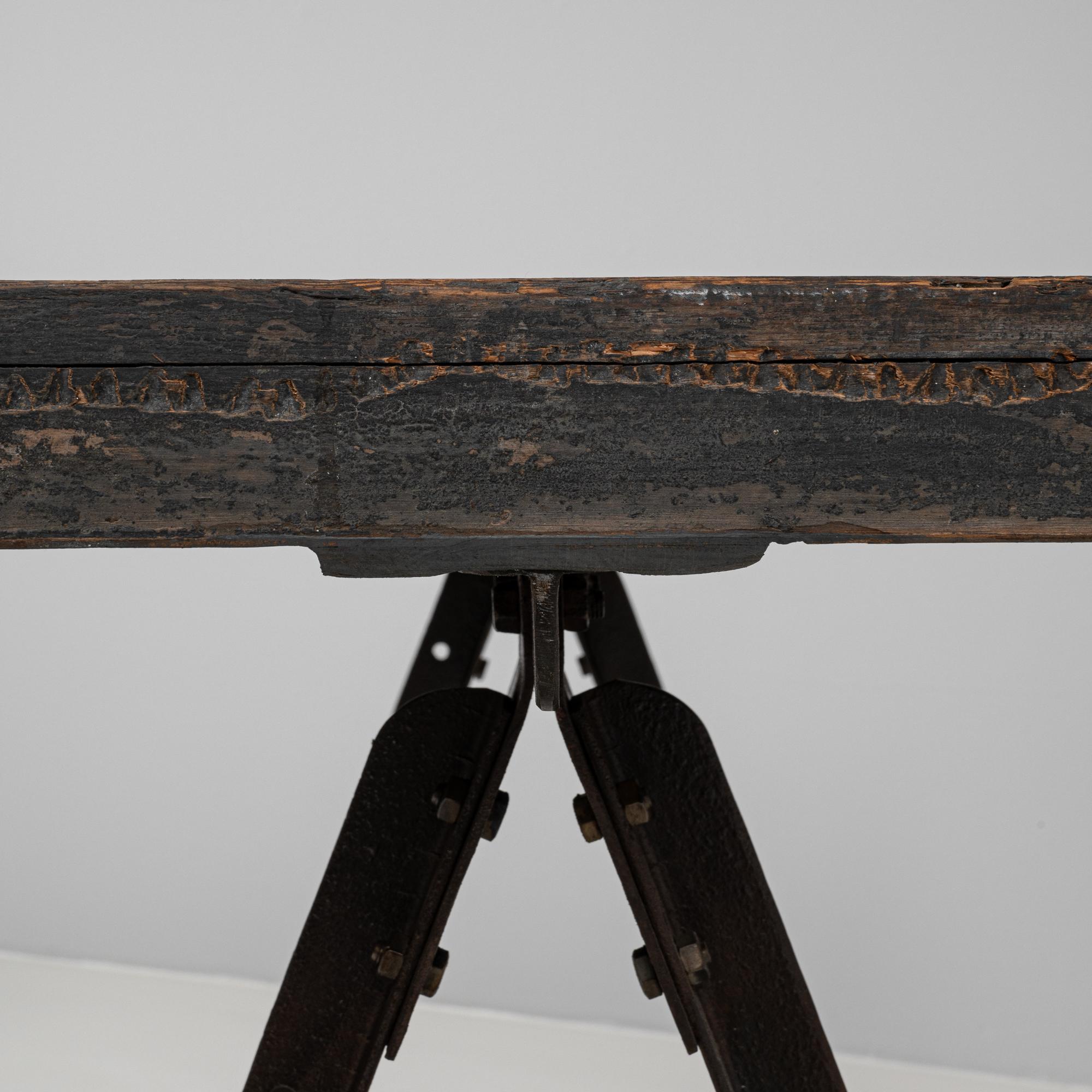 Table industrielle française 1900 en vente 4