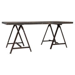 Antique 1900s French Industrial Table