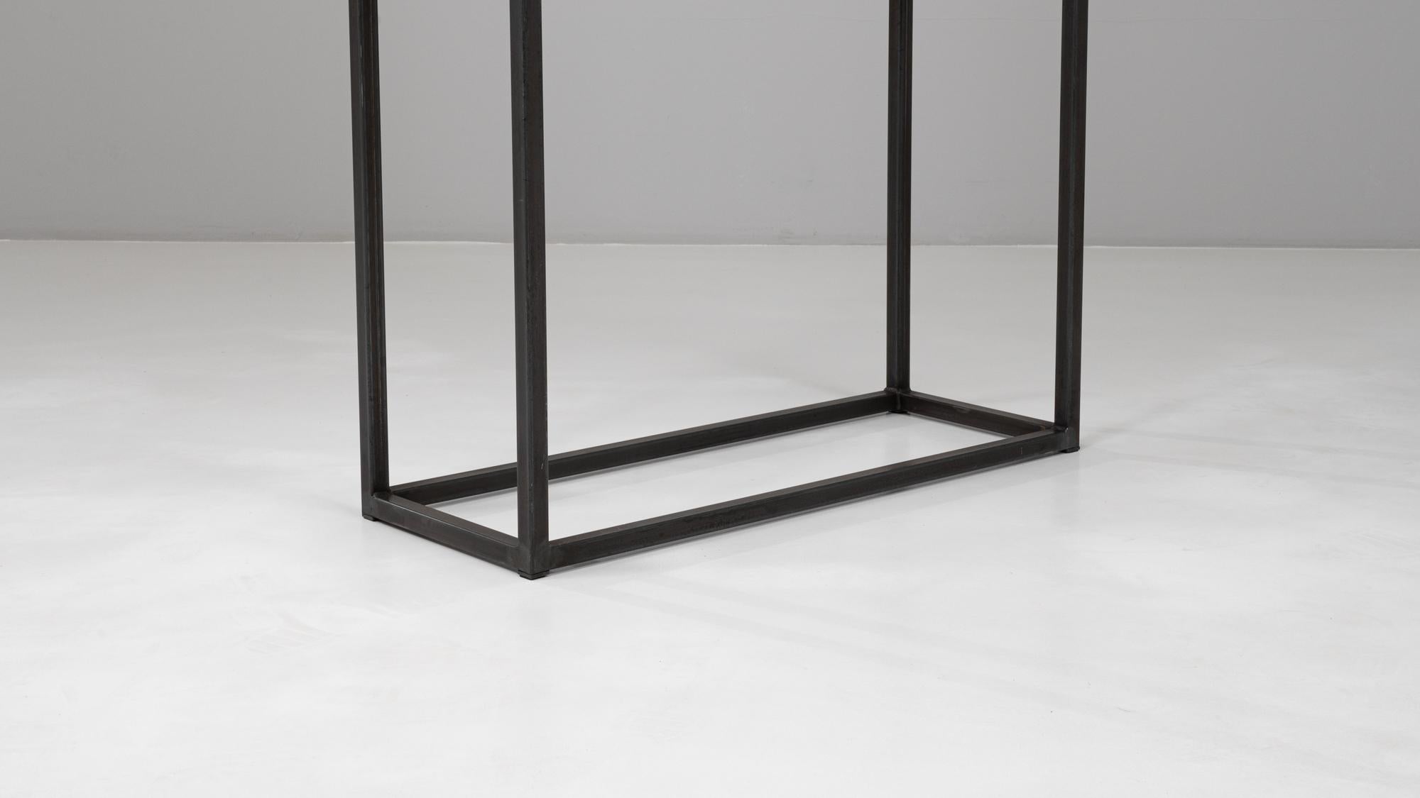 Vetrina industriale francese del 1900 in legno su base metallica in vendita 3