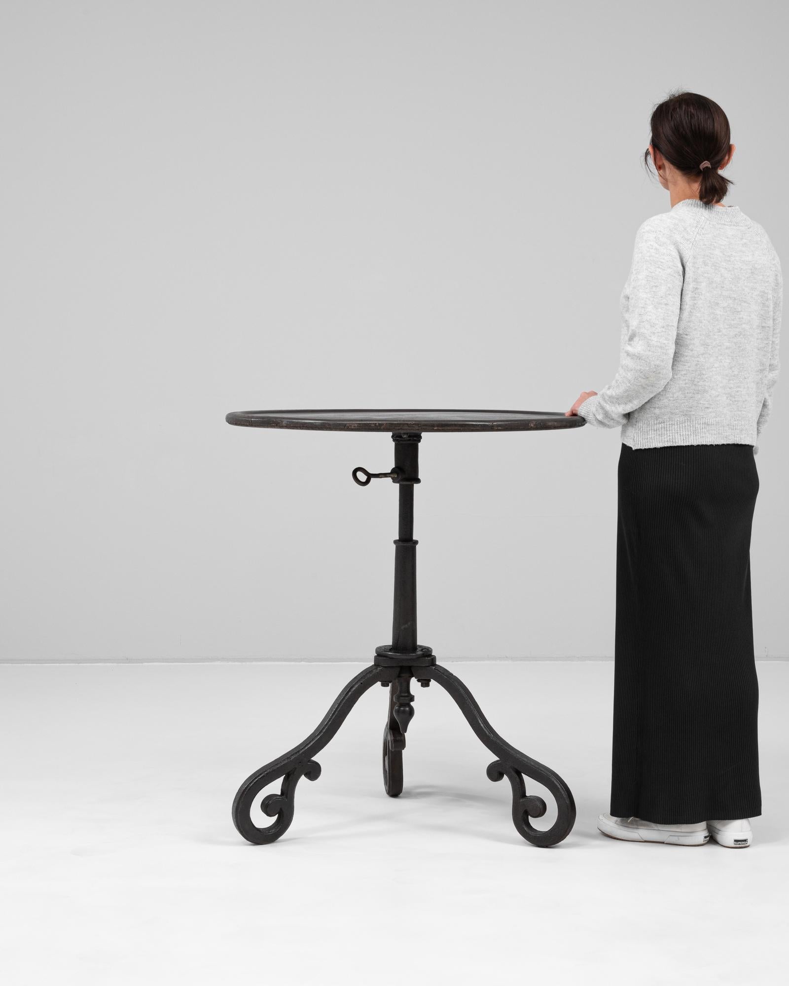 20th Century 1900s French Iron Side Table For Sale
