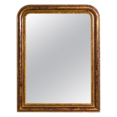 1900s French Louis Philippe Gilded Mirror