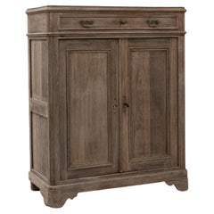 Antique 1900s French Louis Philippe Style Oak Buffet