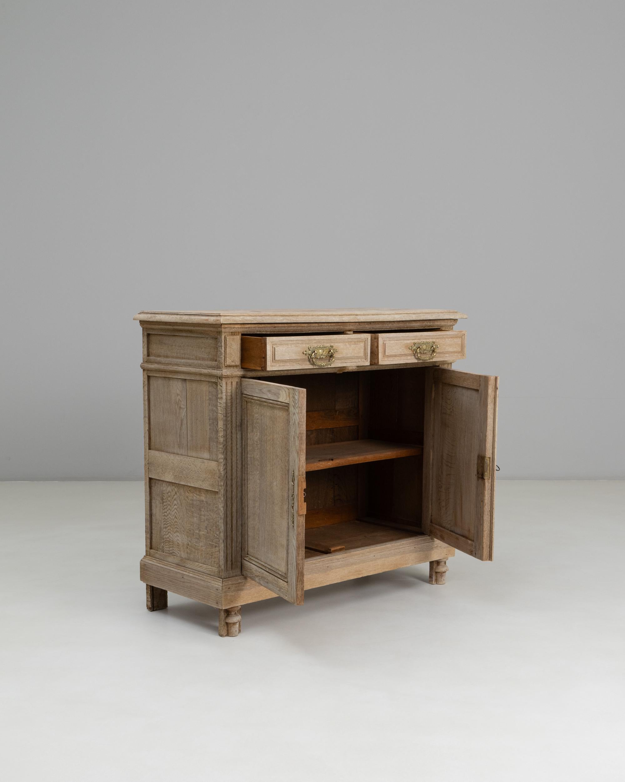 1900s French Louis XVI Oak Buffet im Angebot 2