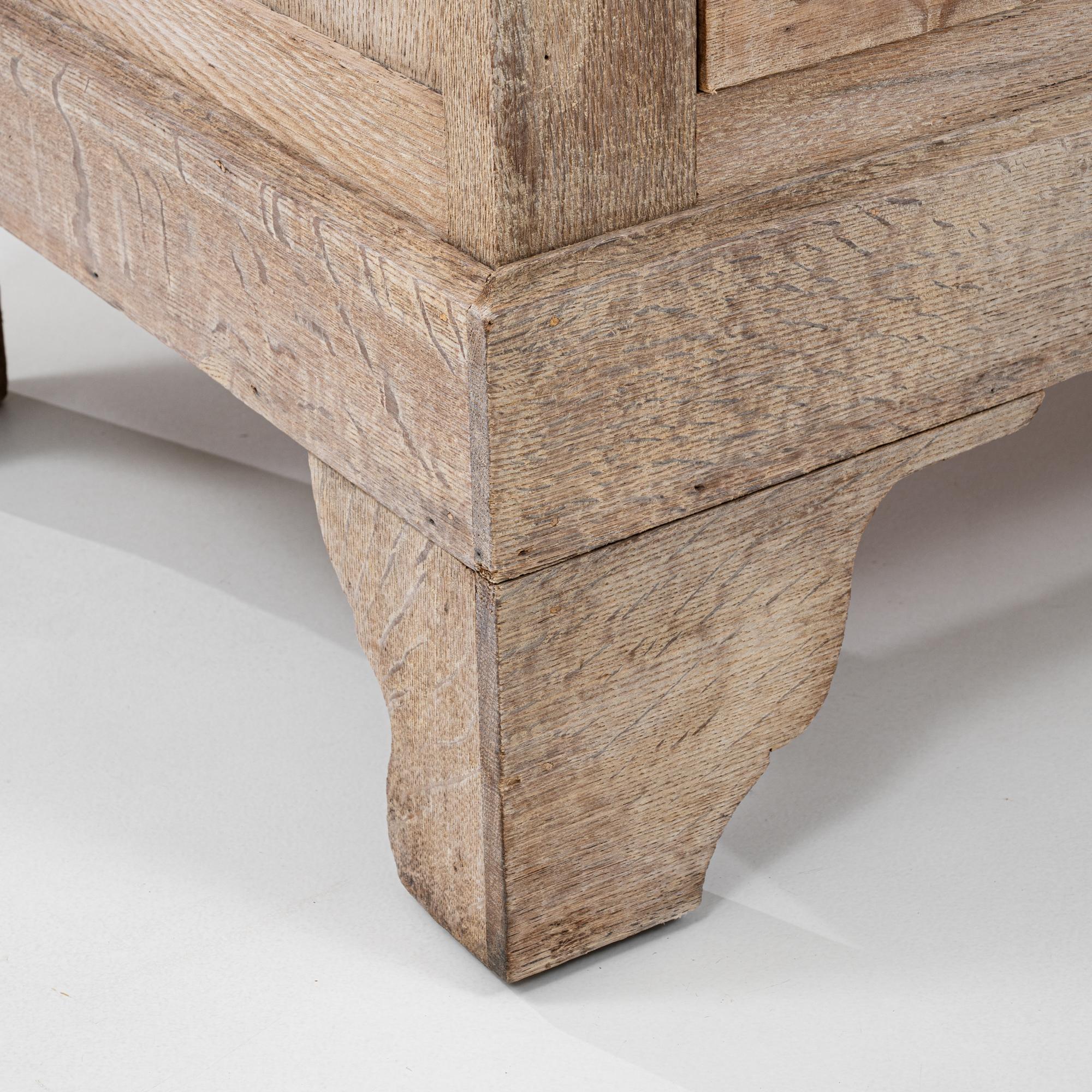 1900s French Louis XVI Oak Chest of Drawers For Sale 8