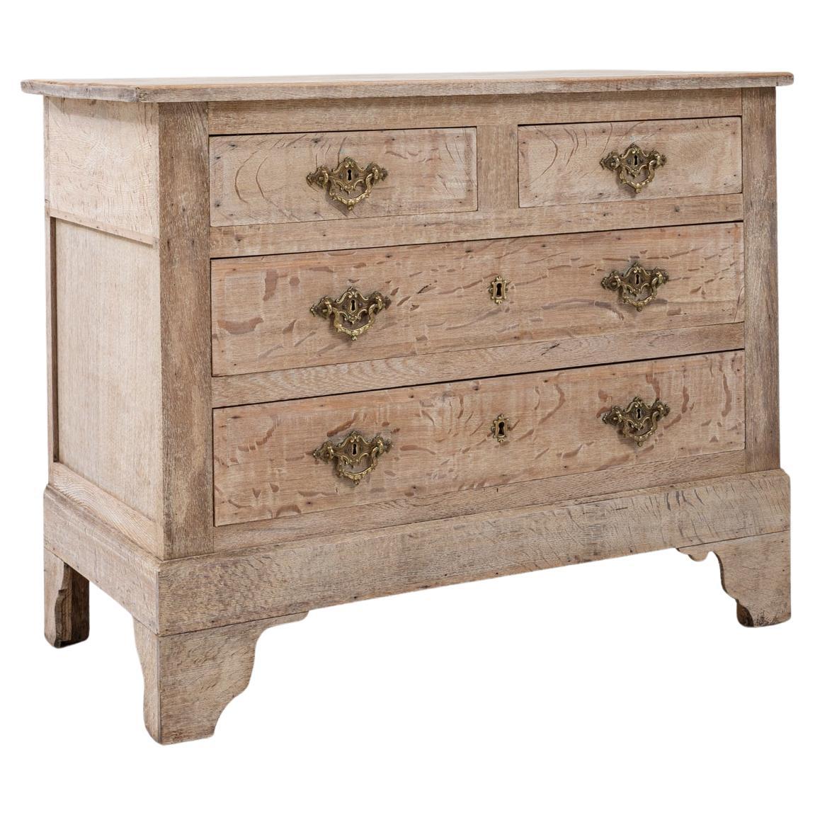 1900s French Louis XVI Oak Chest of Drawers