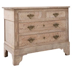 1900s French Louis XVI Oak Chest of Drawers
