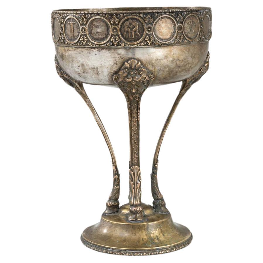 1900s French Metal Goblet For Sale