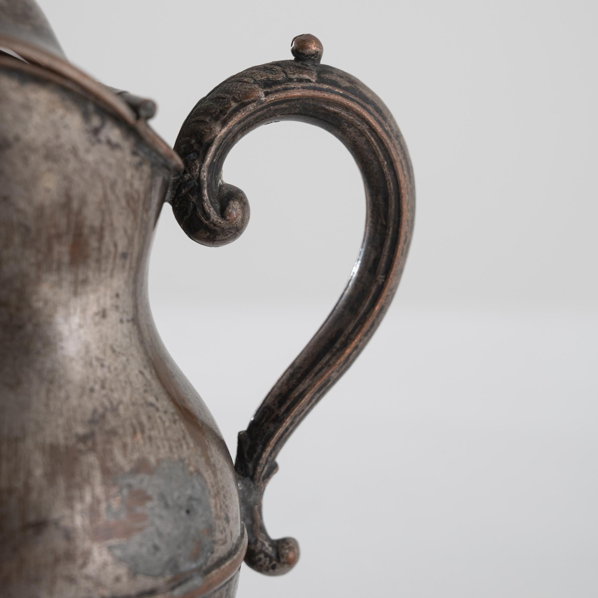 1900s French Metal Jug For Sale 3