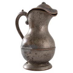 1900s French Metal Jug