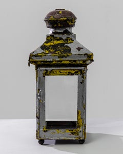 Farol francés de metal de 1900