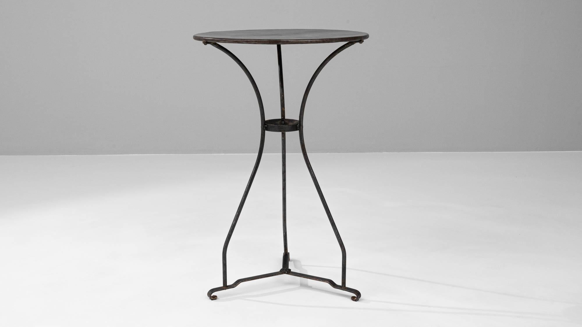 1900s French Metal Side Table  2