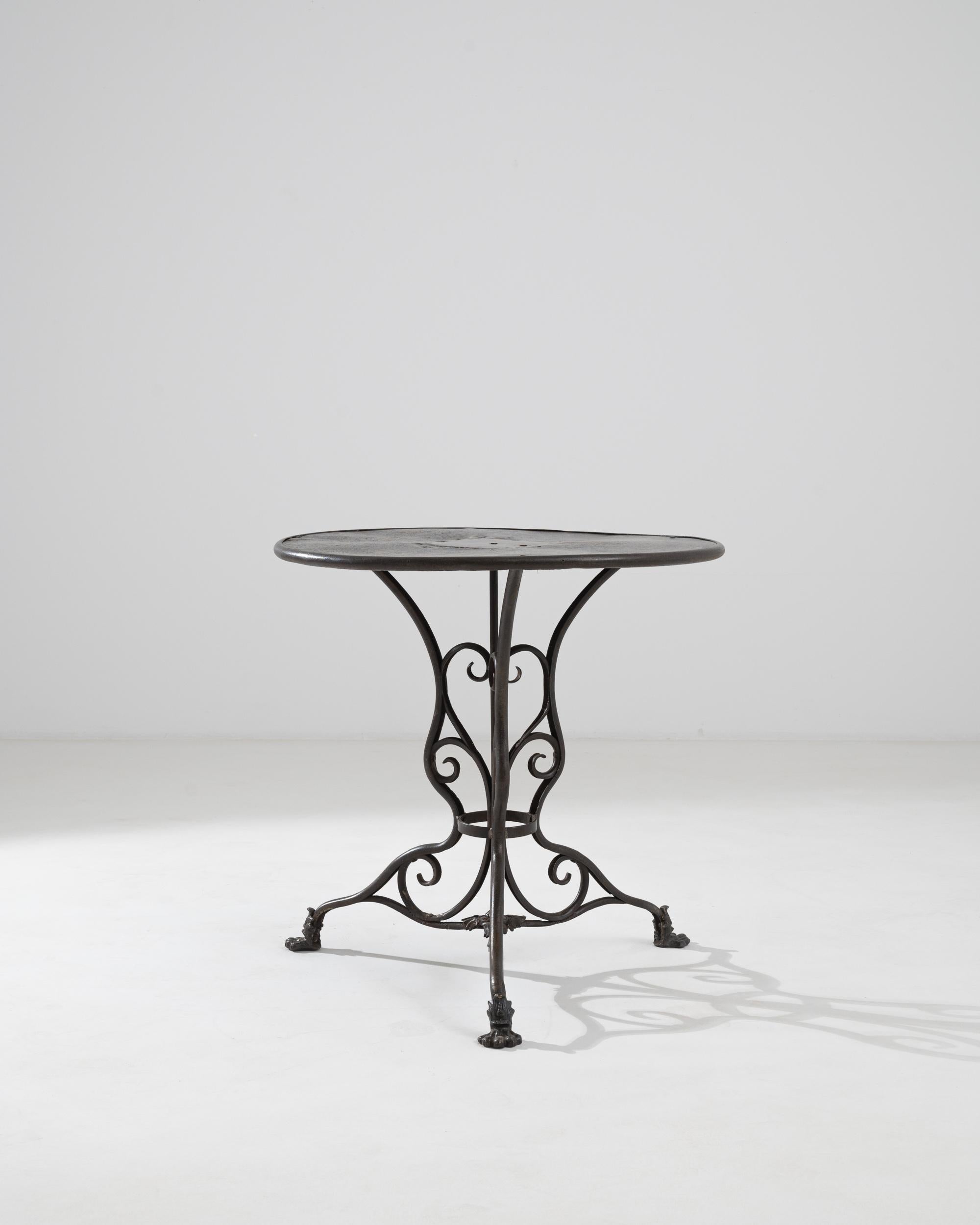 1900s French Metal Table For Sale at 1stDibs
