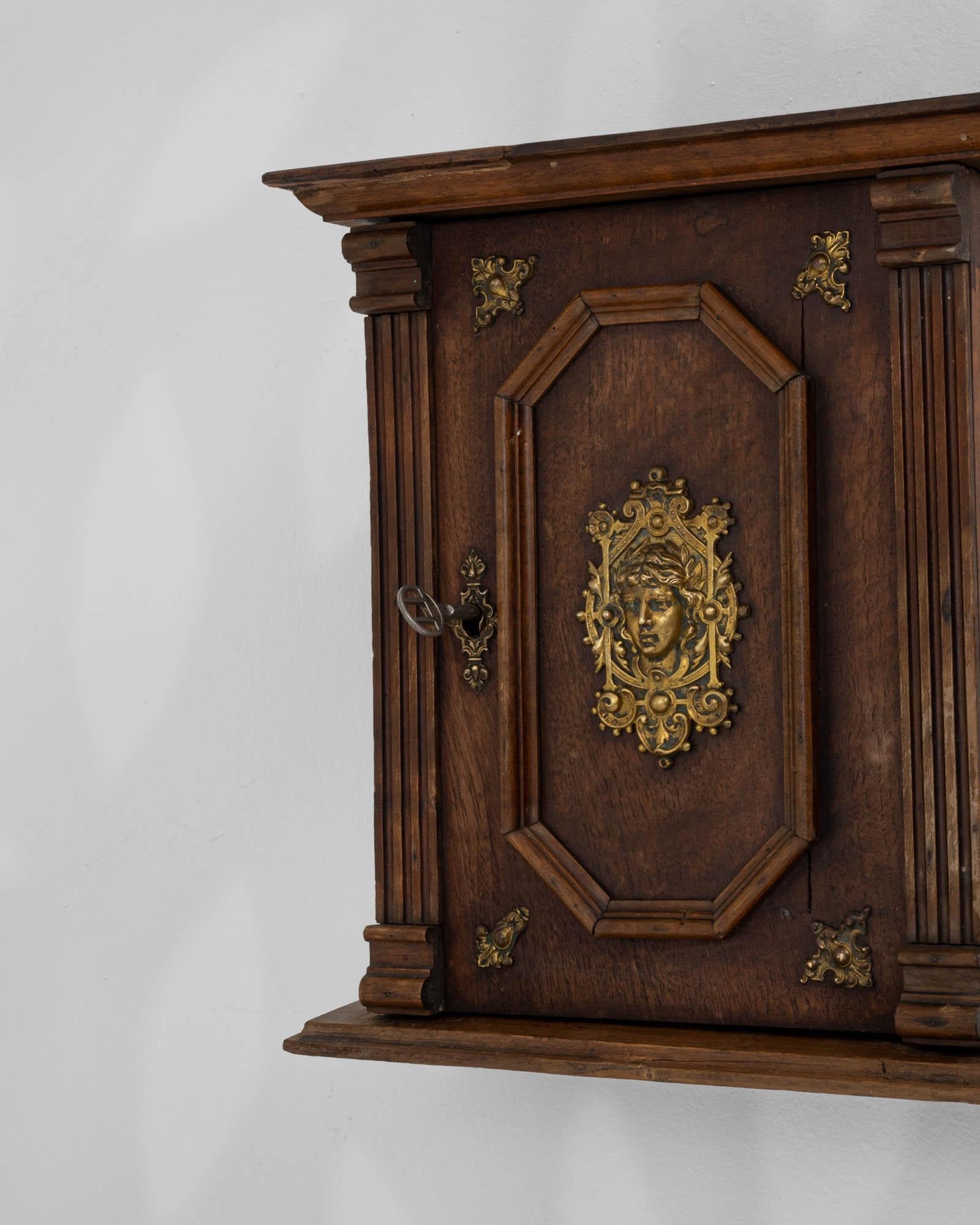 1900s French Miniature Wall Cabinet 2