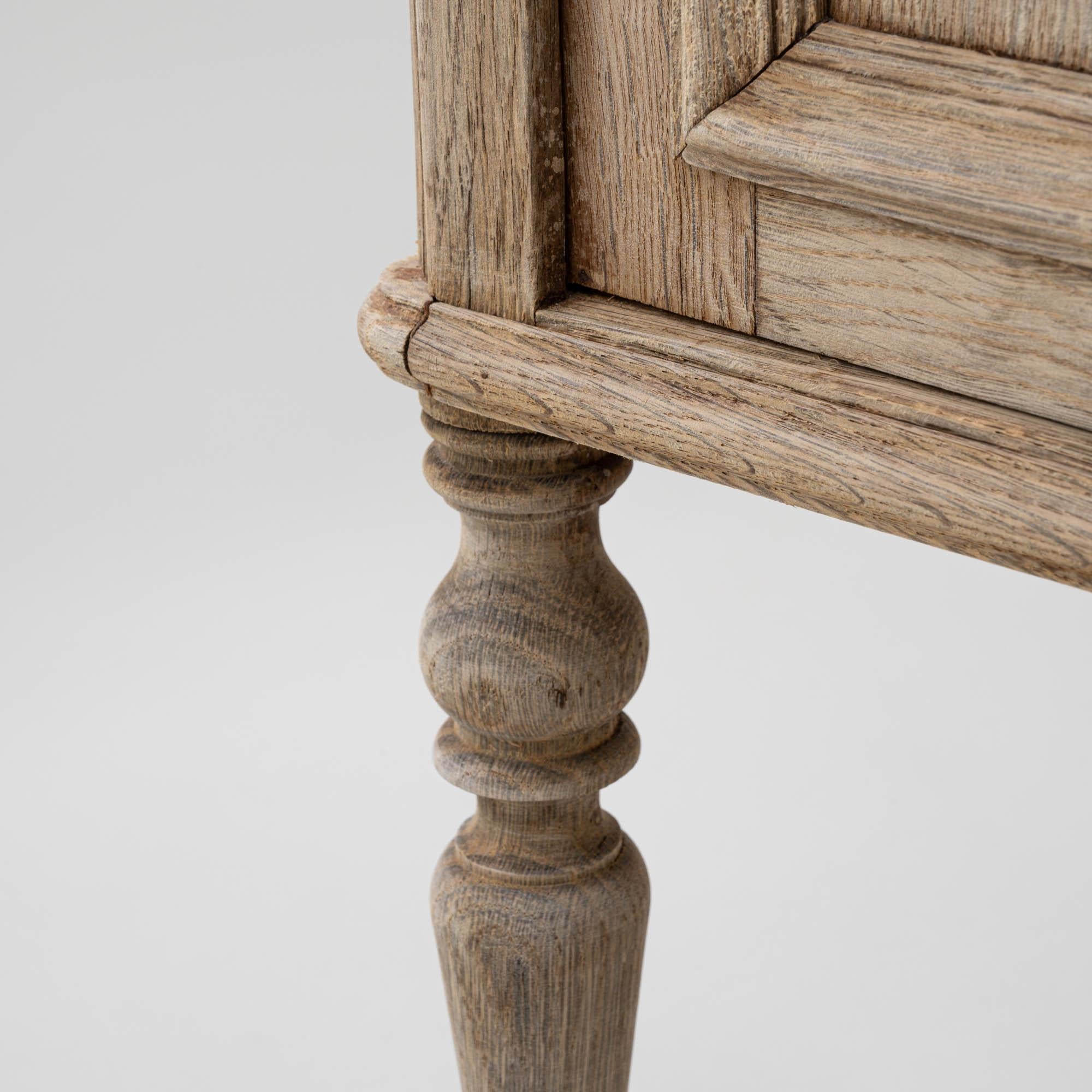 1900s French Oak and Marble Bedside Tables, a Pair 7