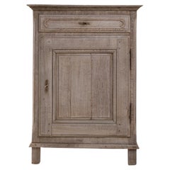 1900s French Oak Buffet With Paneled Door