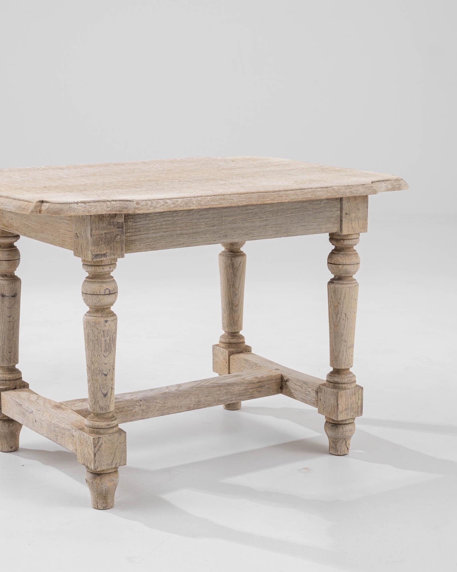 Early 20th Century 1900s French Oak Coffee Table 