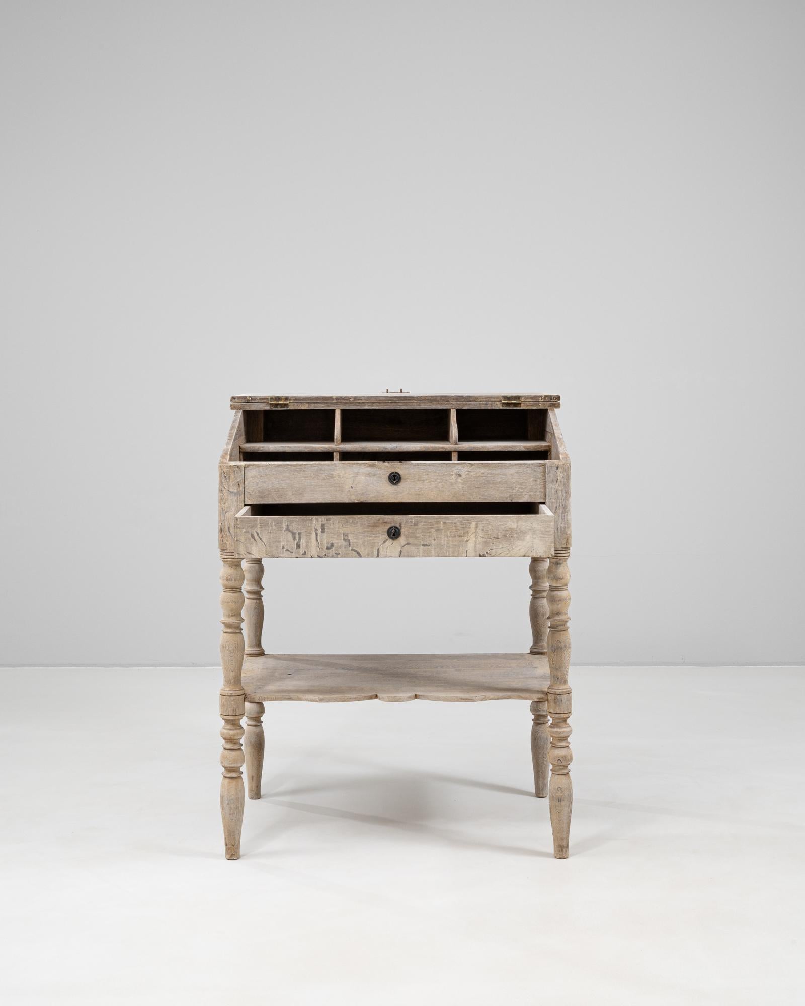 Francese Scrivania in Oak francese del 1900 in vendita