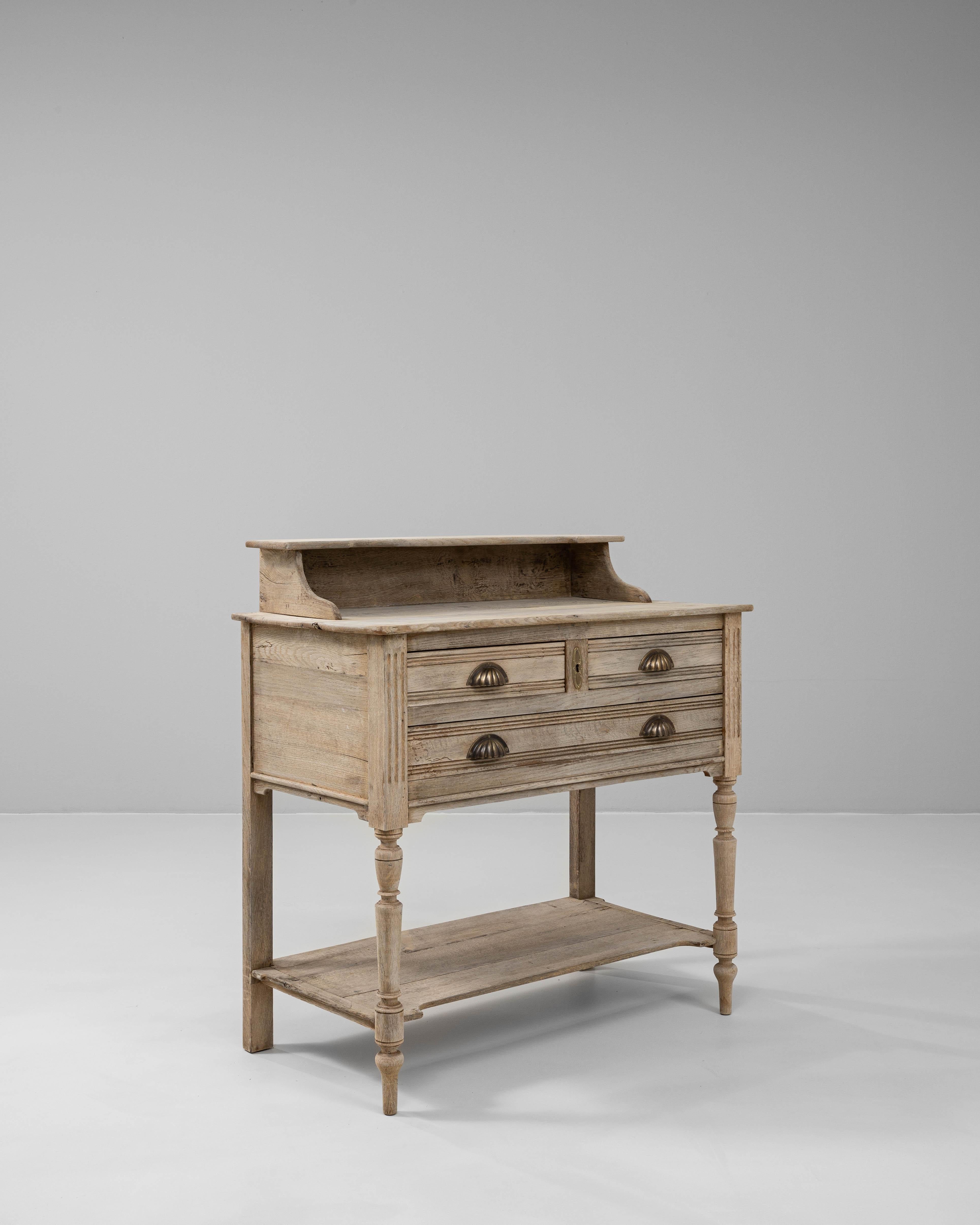 1900s French Oak Desk For Sale 1