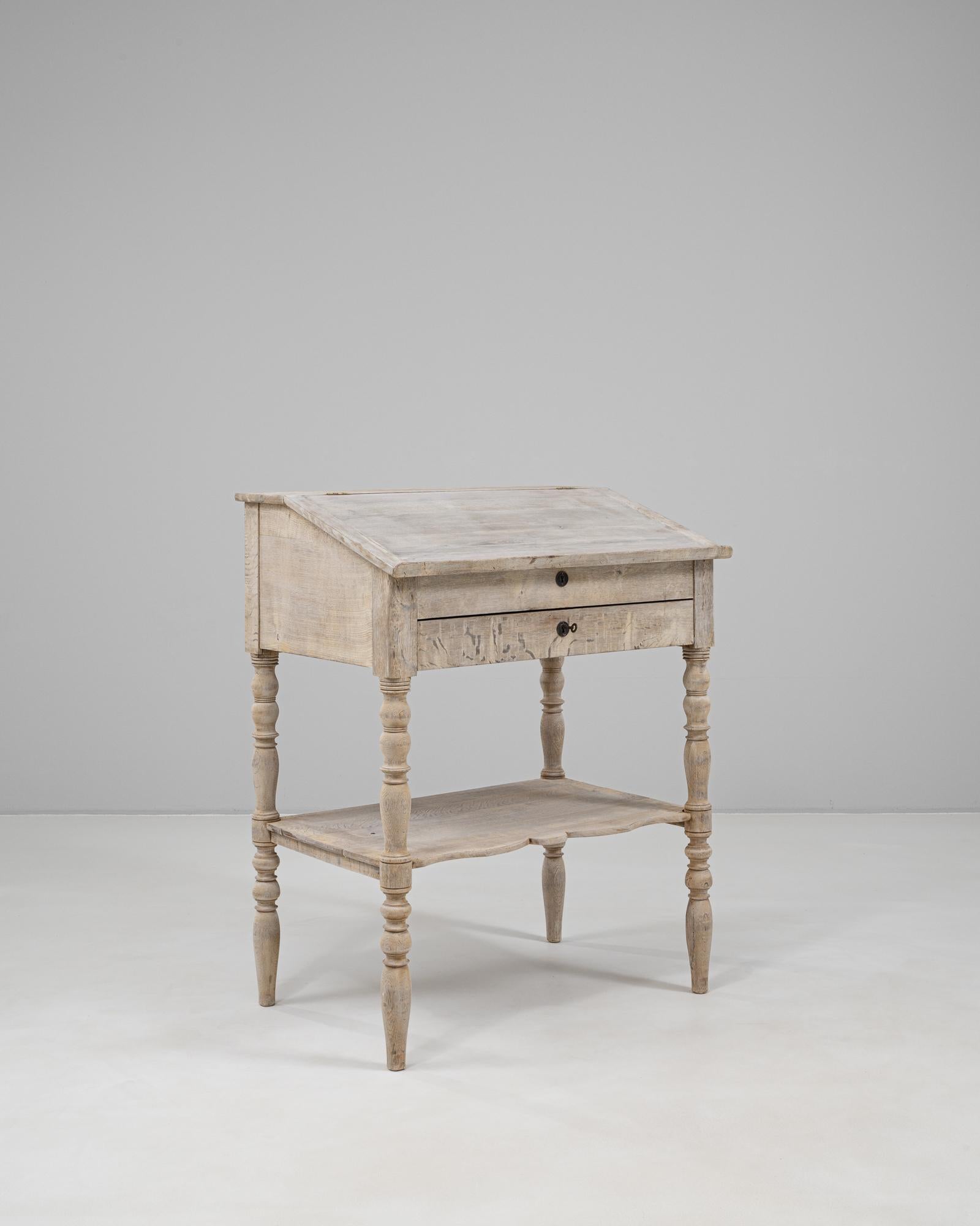 XX secolo Scrivania in Oak francese del 1900 in vendita