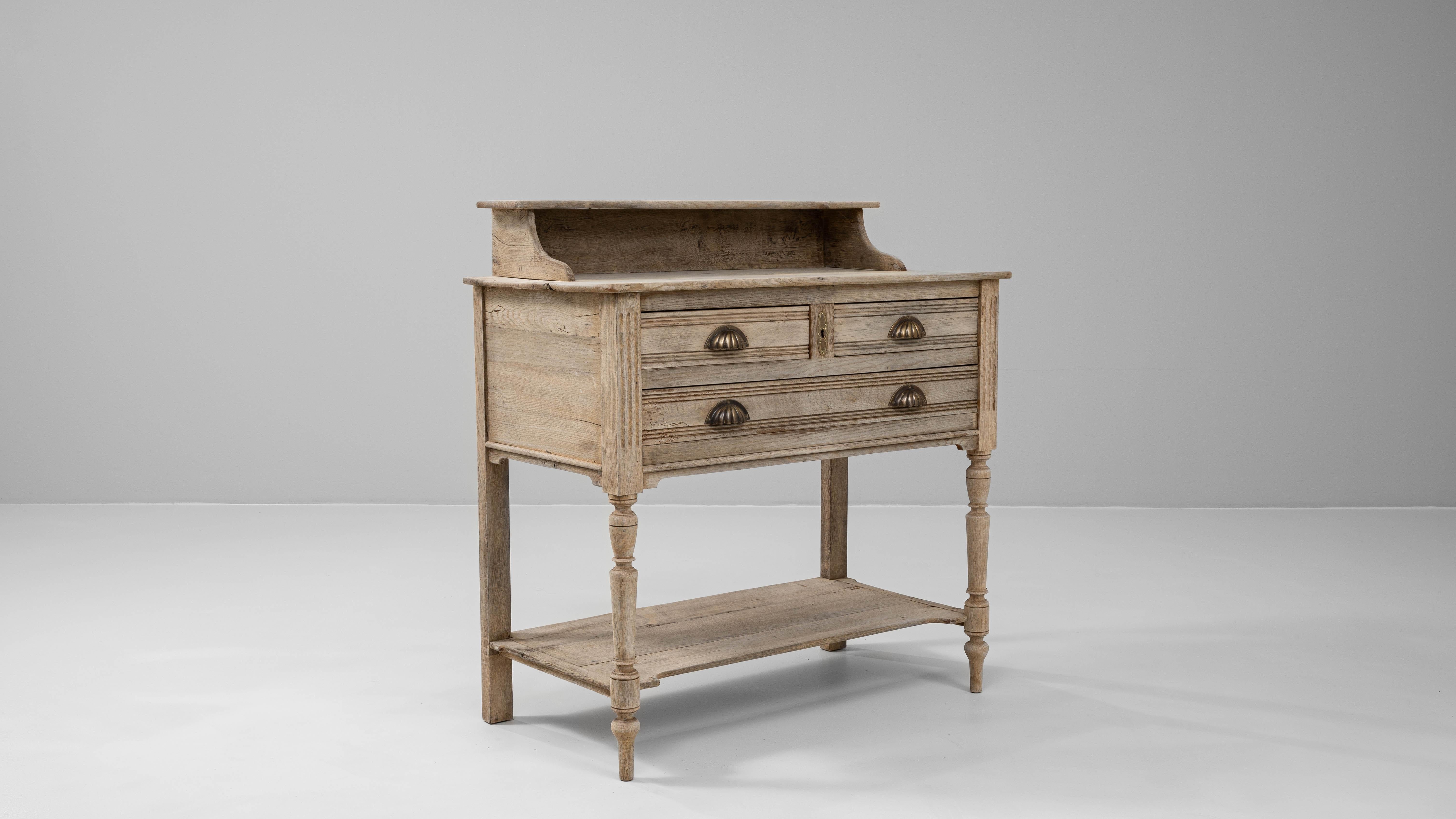 1900s French Oak Desk For Sale 5