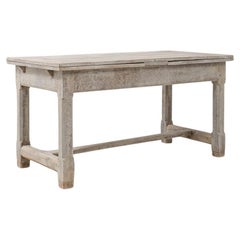 1900s French Oak Folding Table