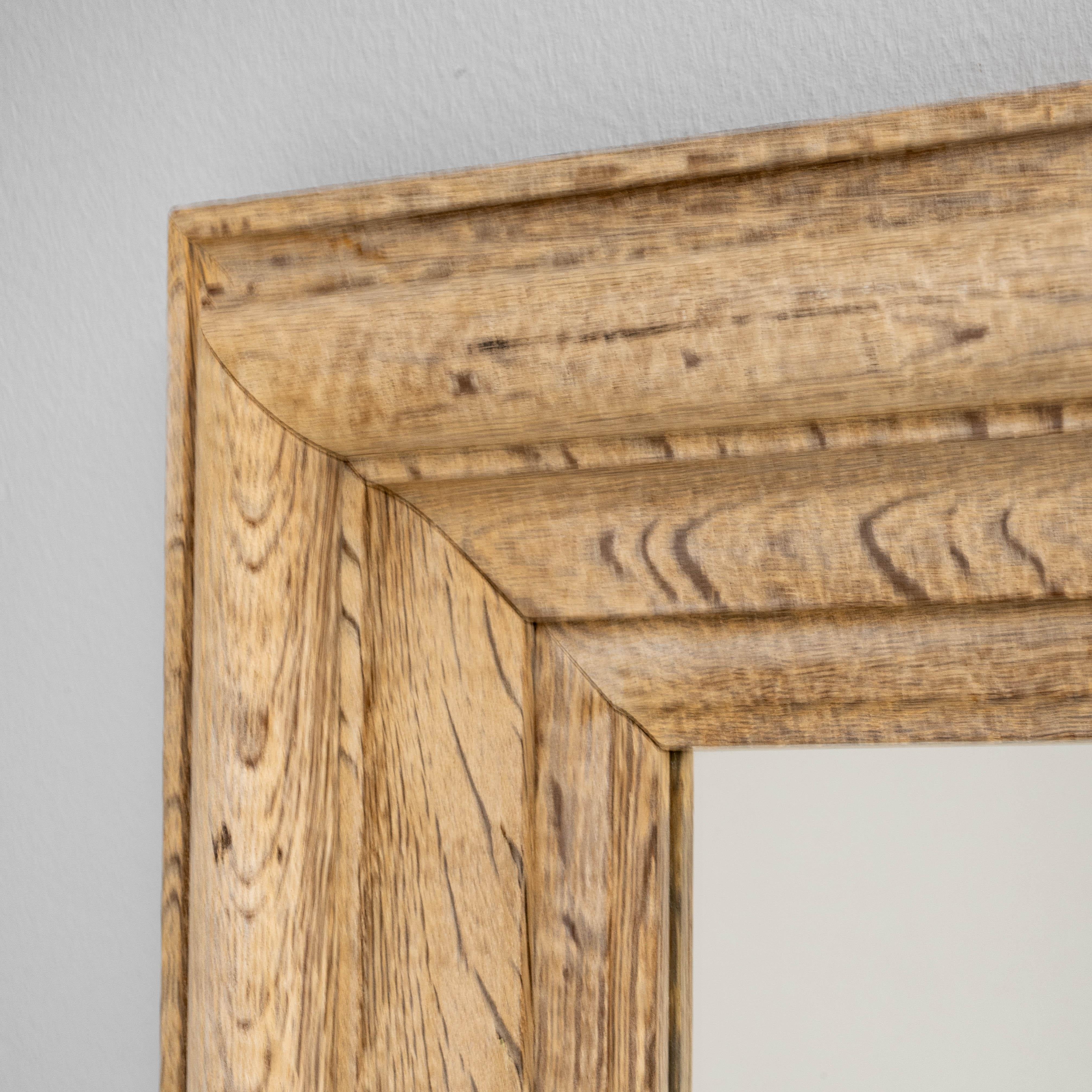 Miroir en chêne français 1900 en vente 4