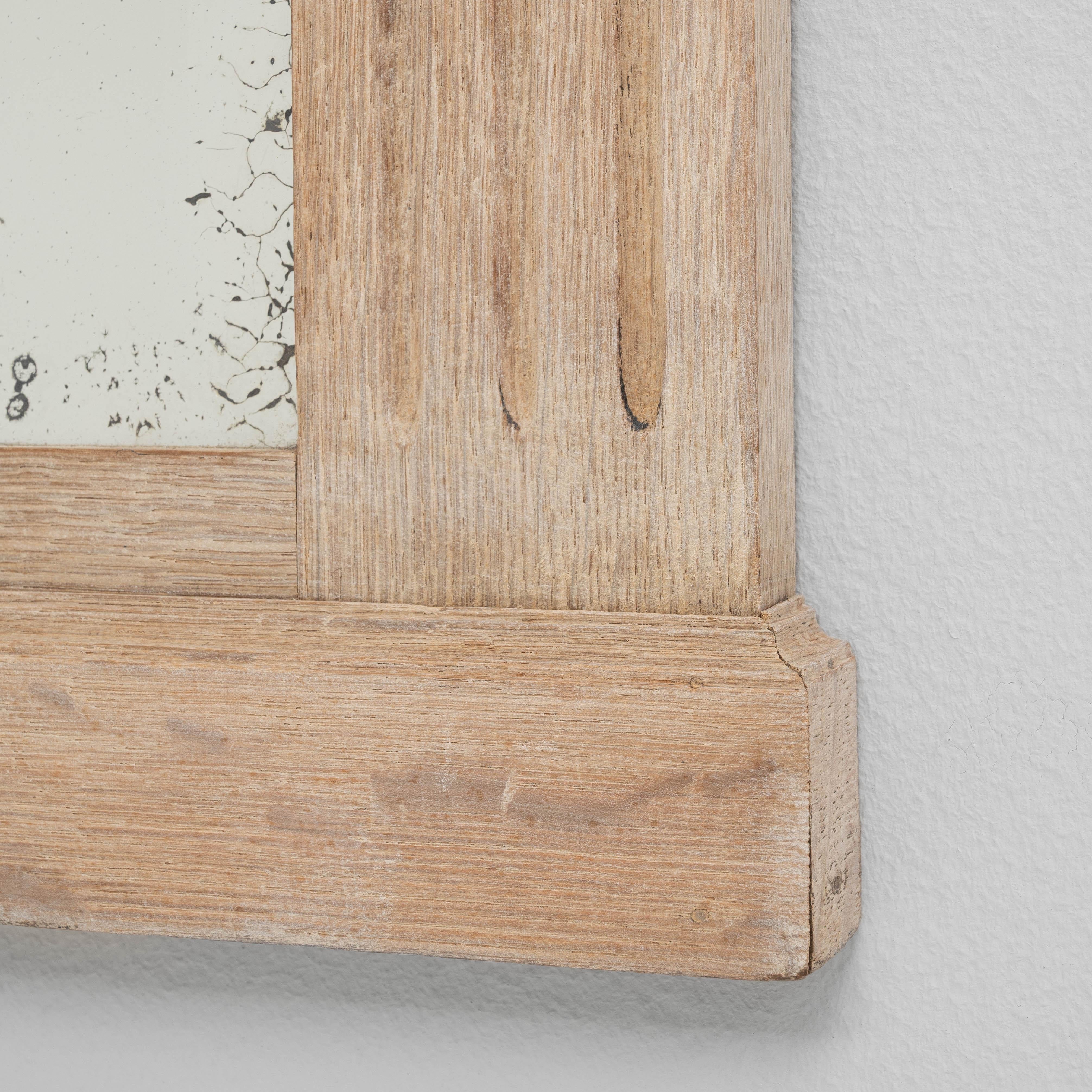 Specchio in Oak francese del 1900 in vendita 4