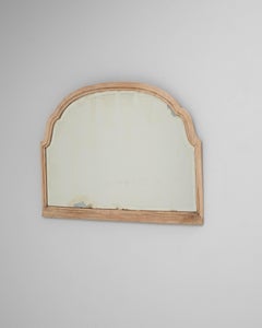 1900s French Oak Mirror