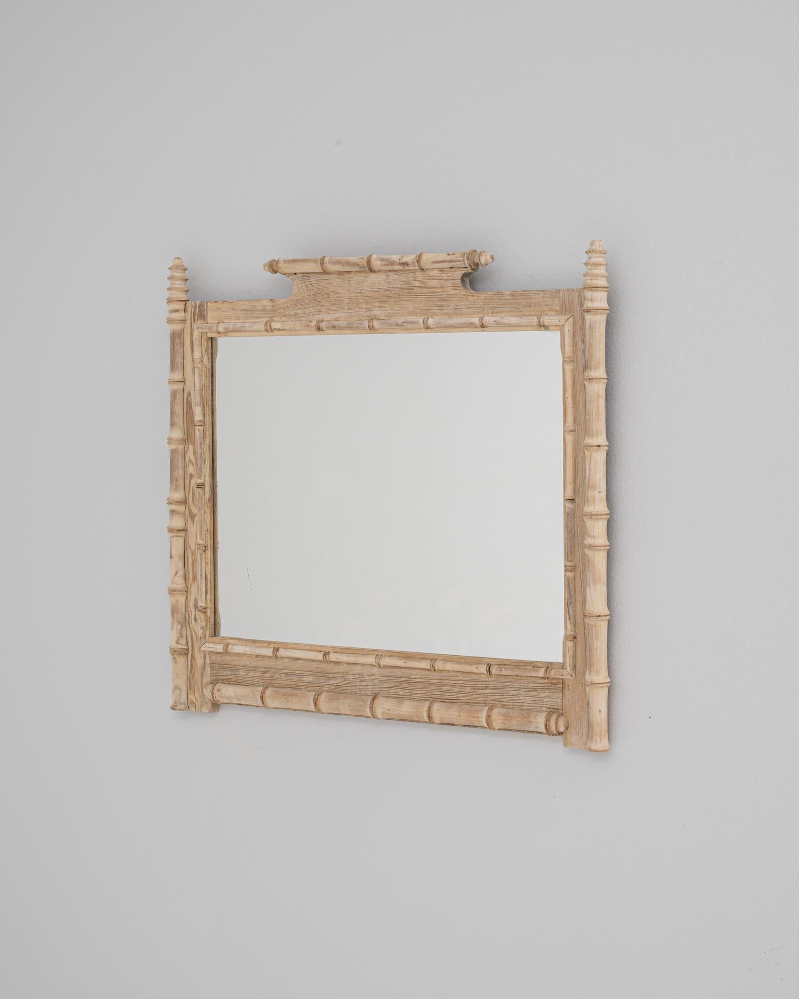 Francese Specchio in Oak francese del 1900 in vendita