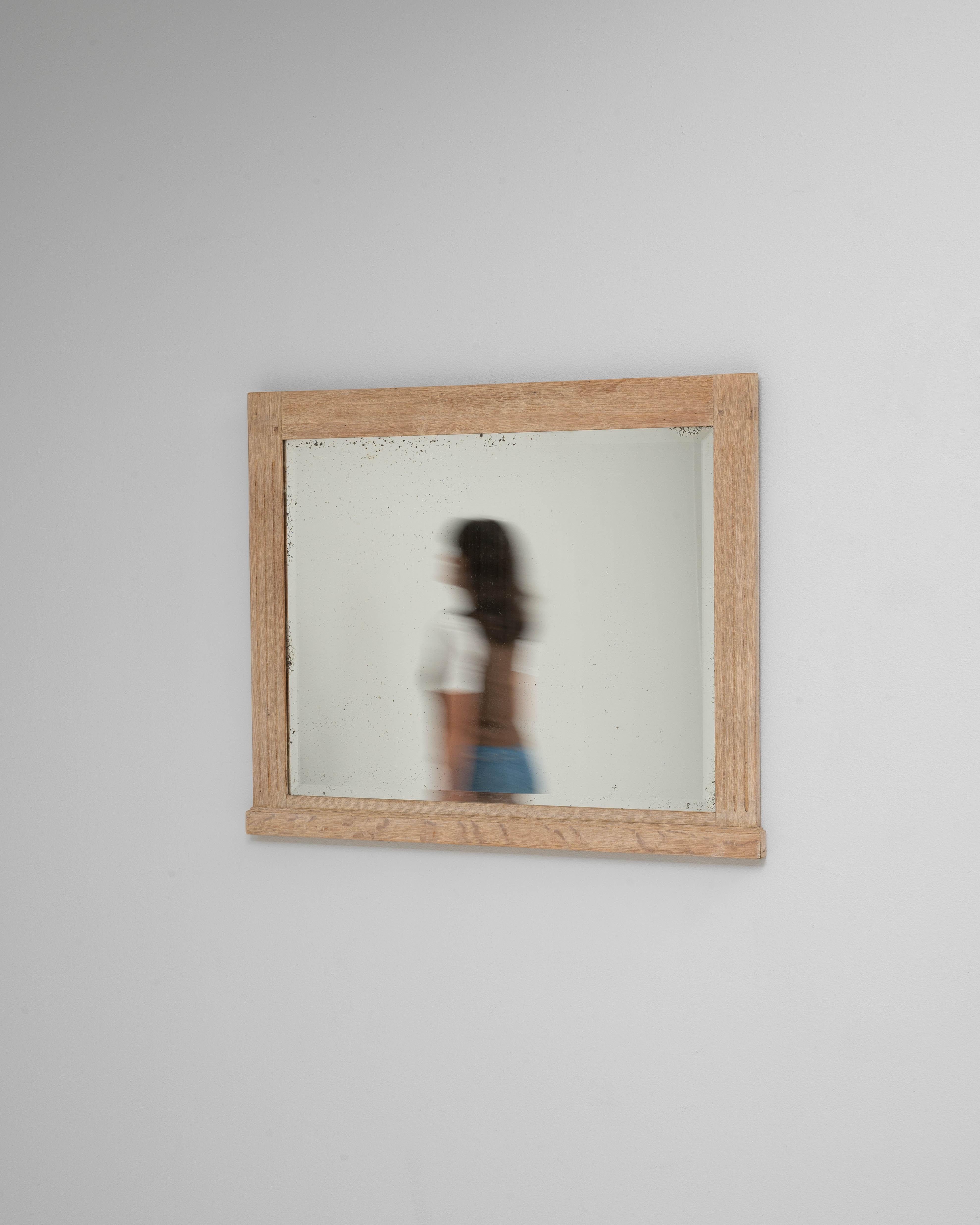 Quercia Specchio in Oak francese del 1900 in vendita