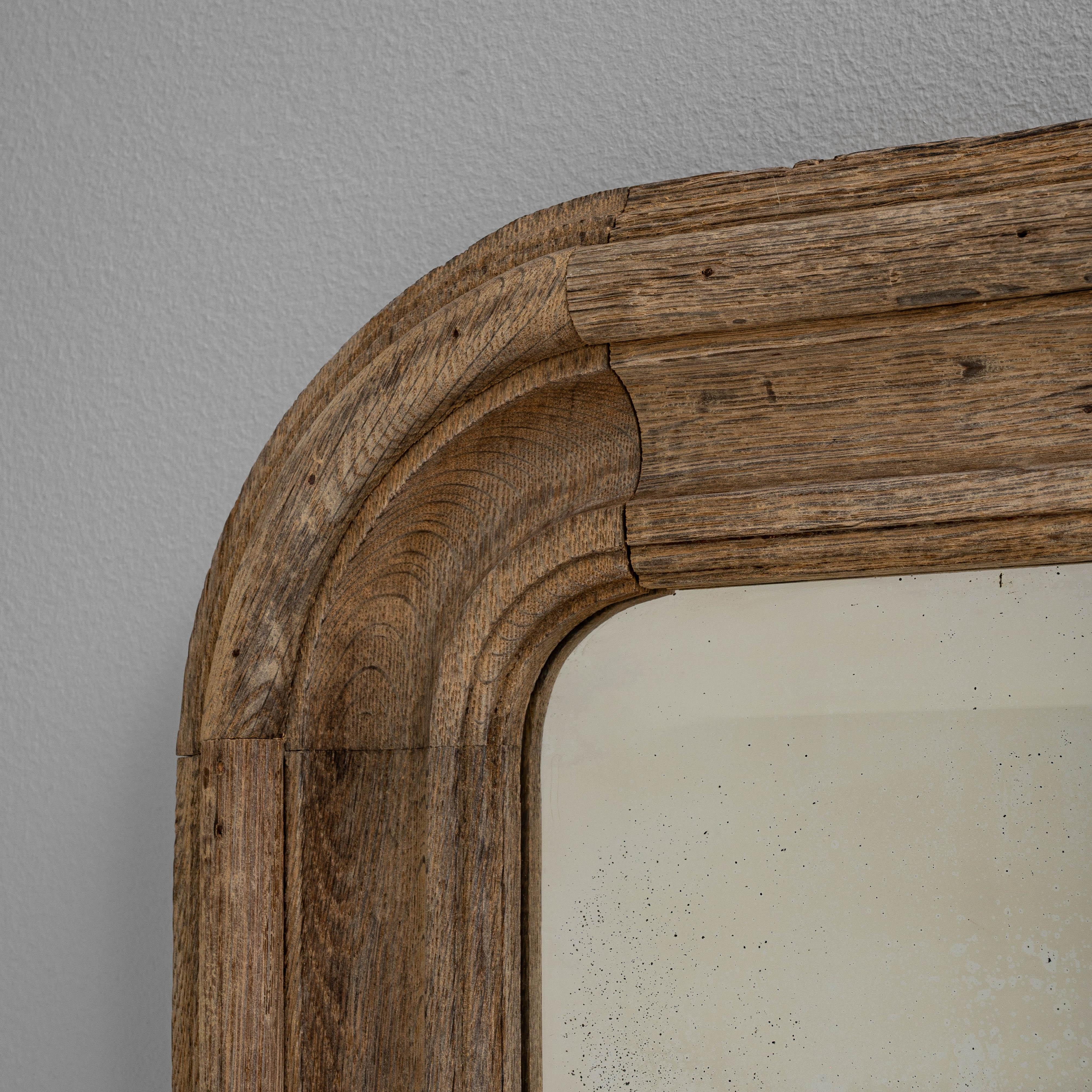 1900s French Oak Mirror 4