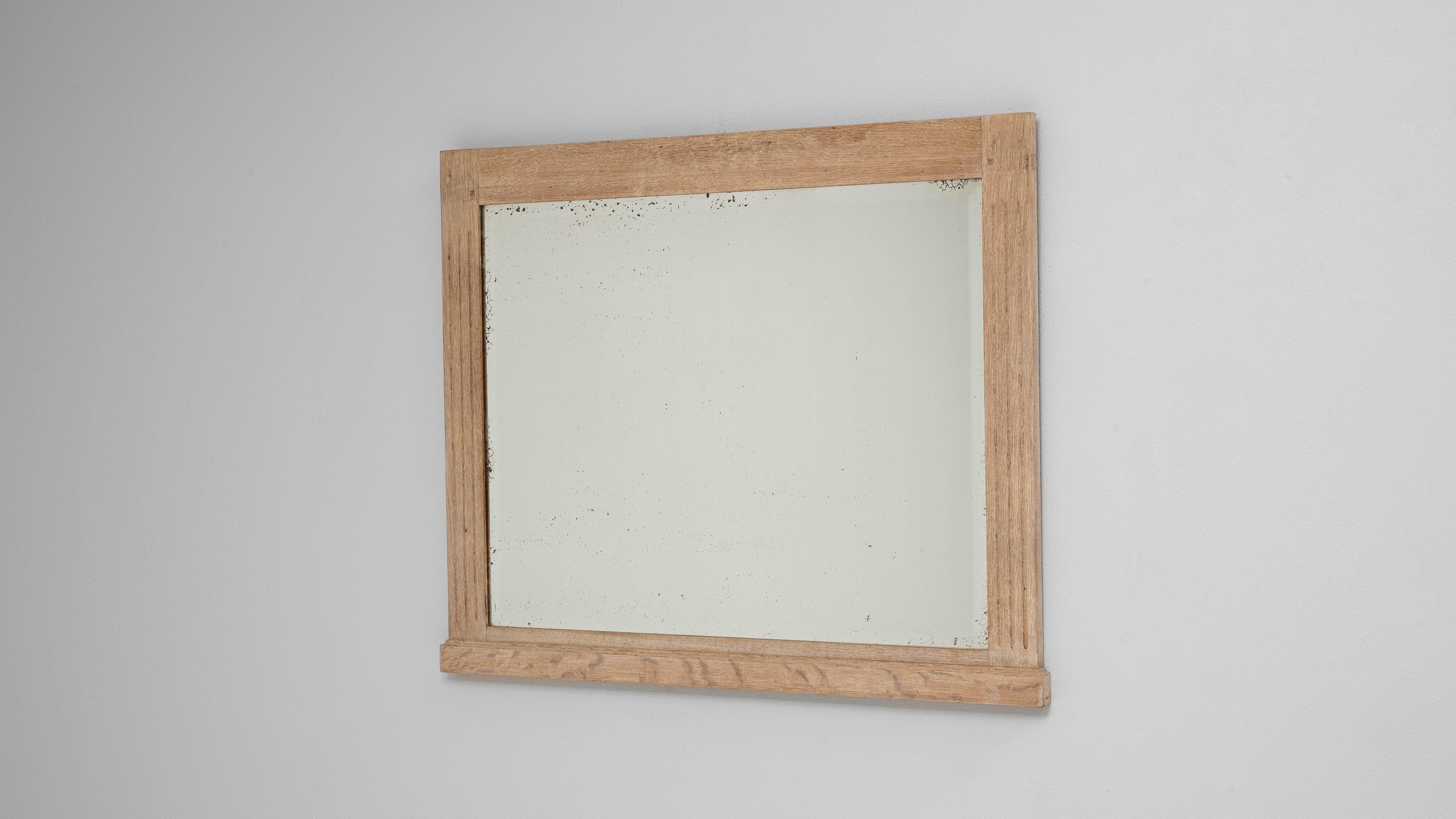 Specchio in Oak francese del 1900 in vendita 2