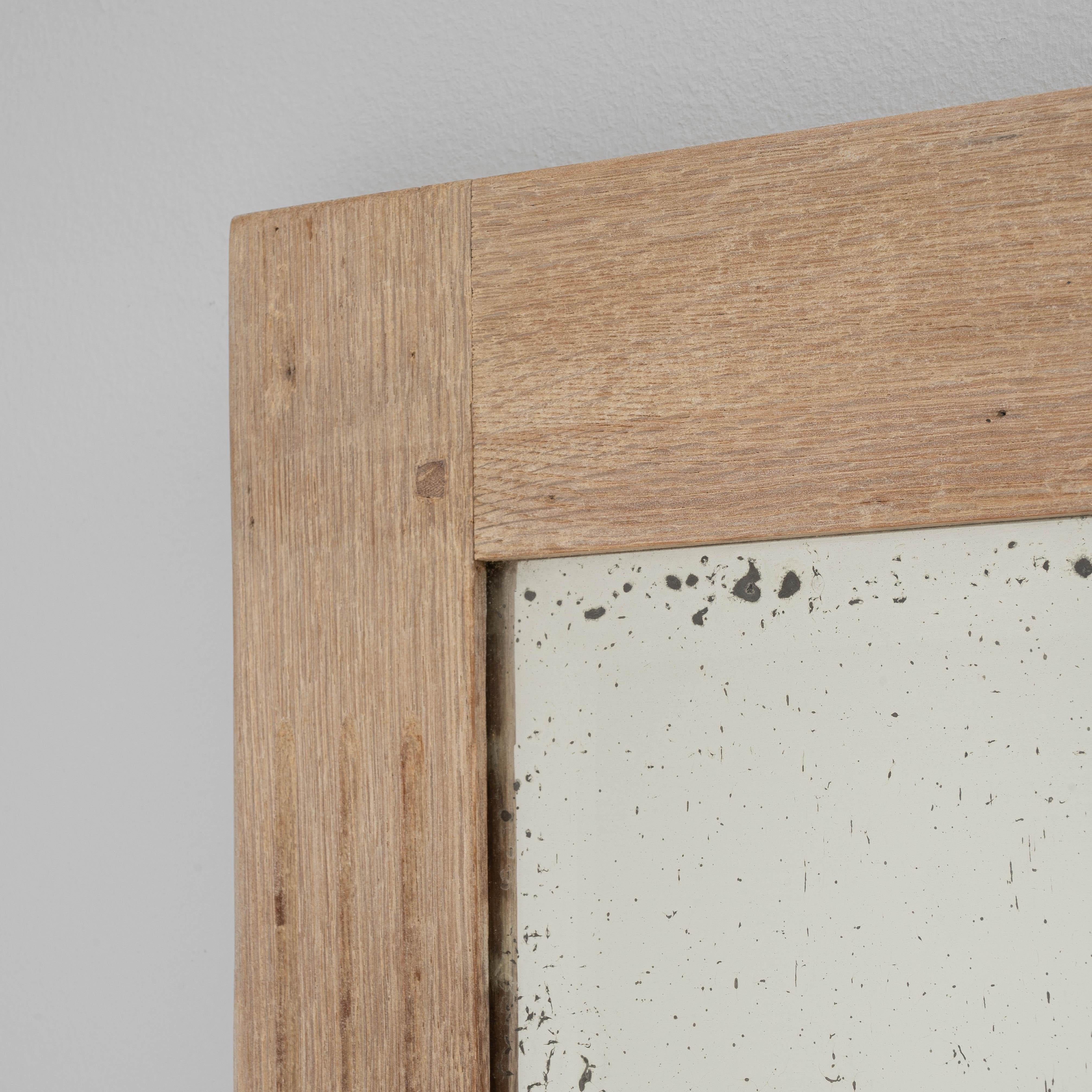 Specchio in Oak francese del 1900 in vendita 3