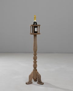 1900s French Oak Pedestal