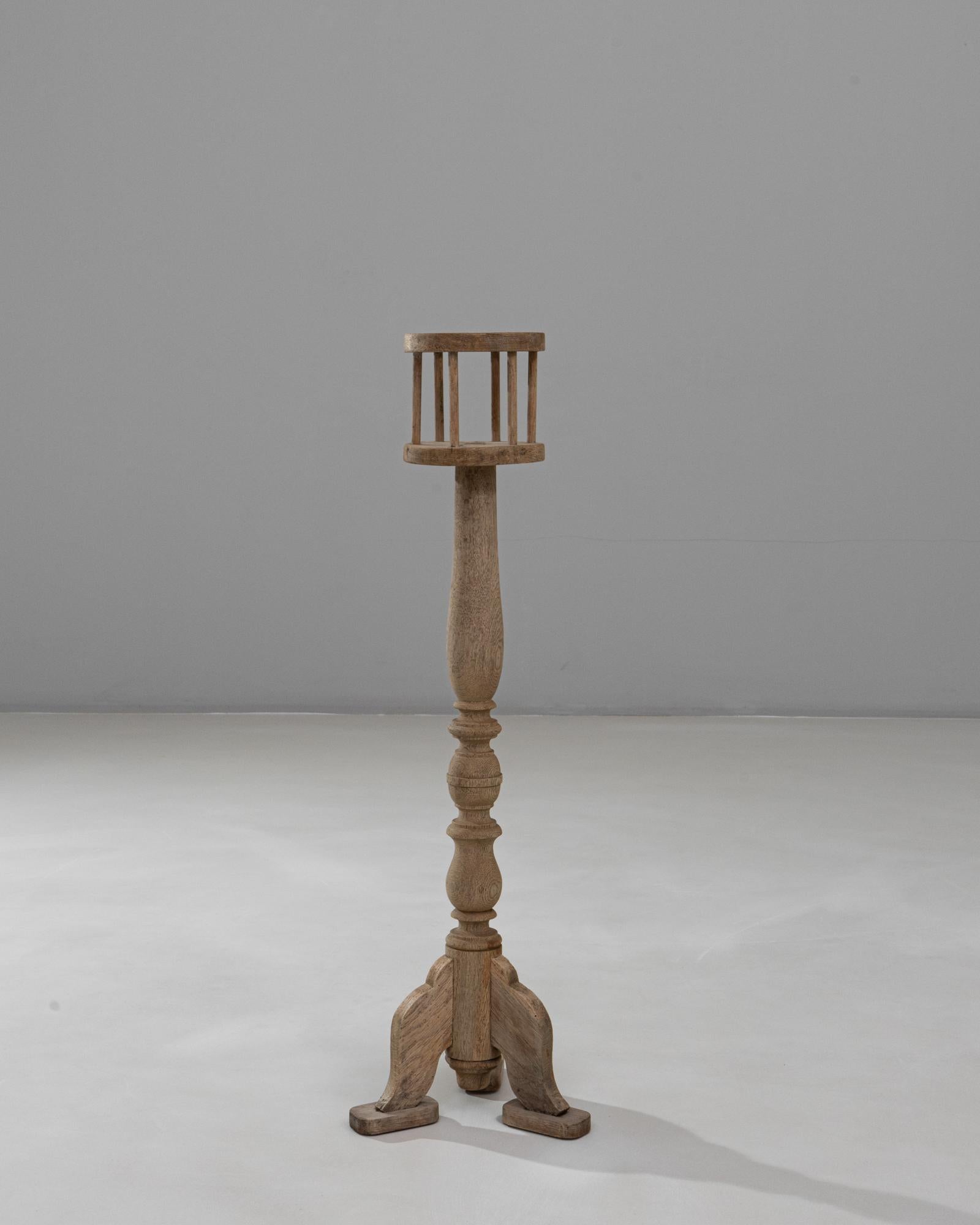 Piedistallo in Oak francese del 1900 in vendita 1