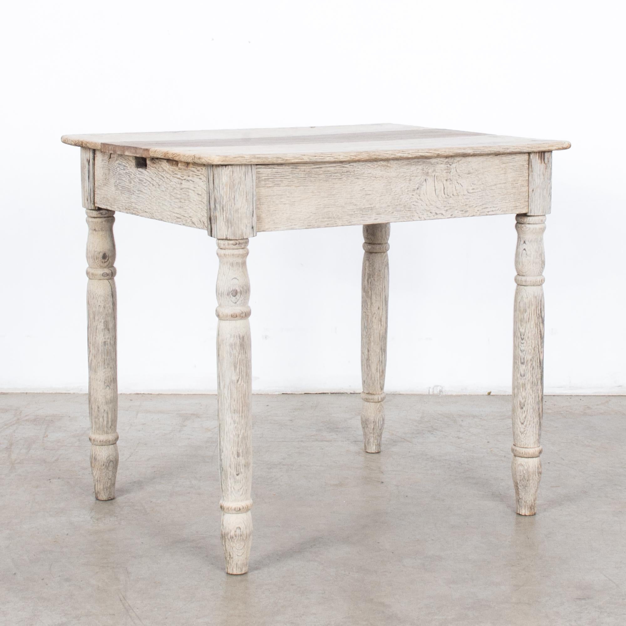 French Provincial 1900s French Oak Side Table