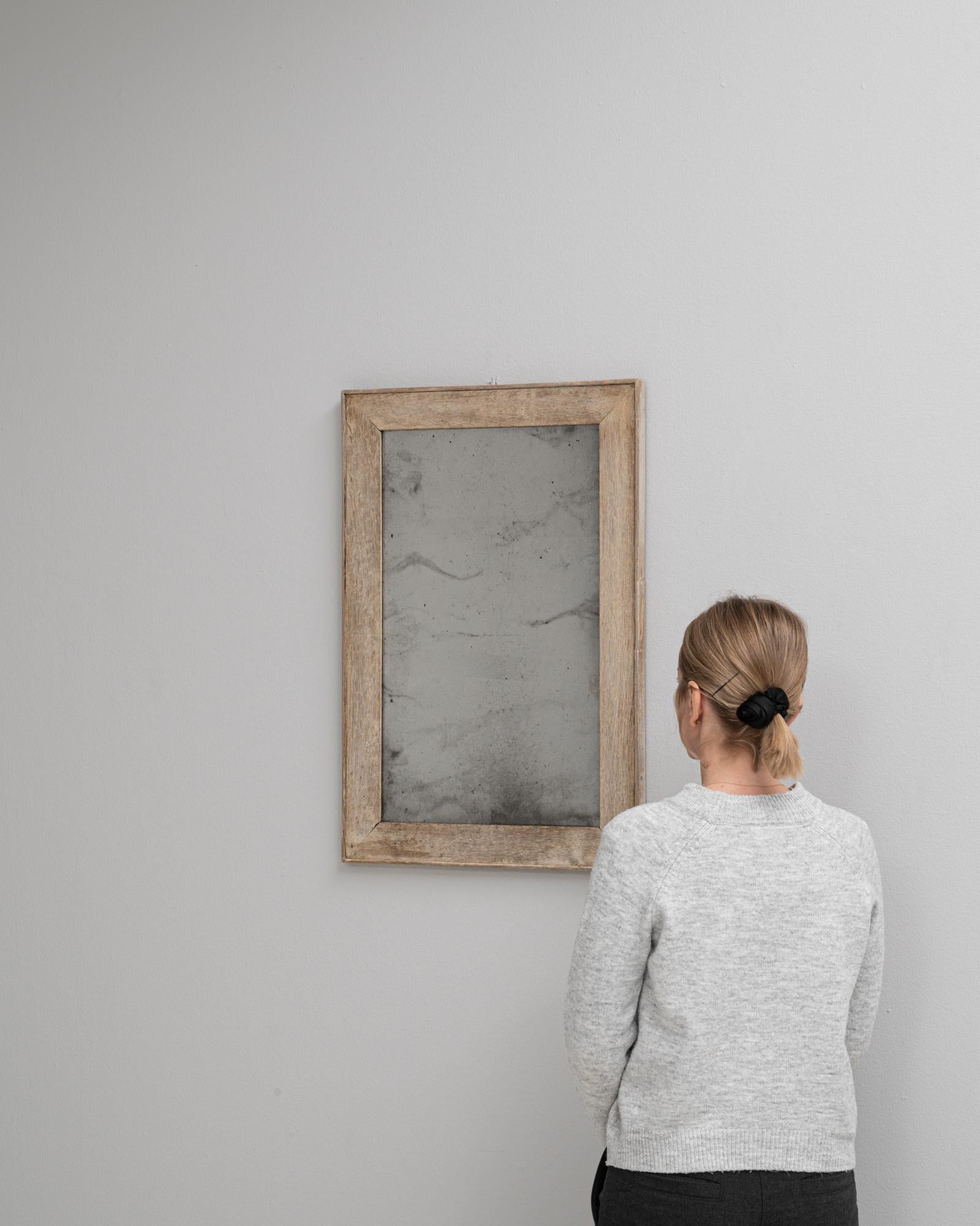 XX secolo Specchio da parete in Oak francese del 1900 in vendita