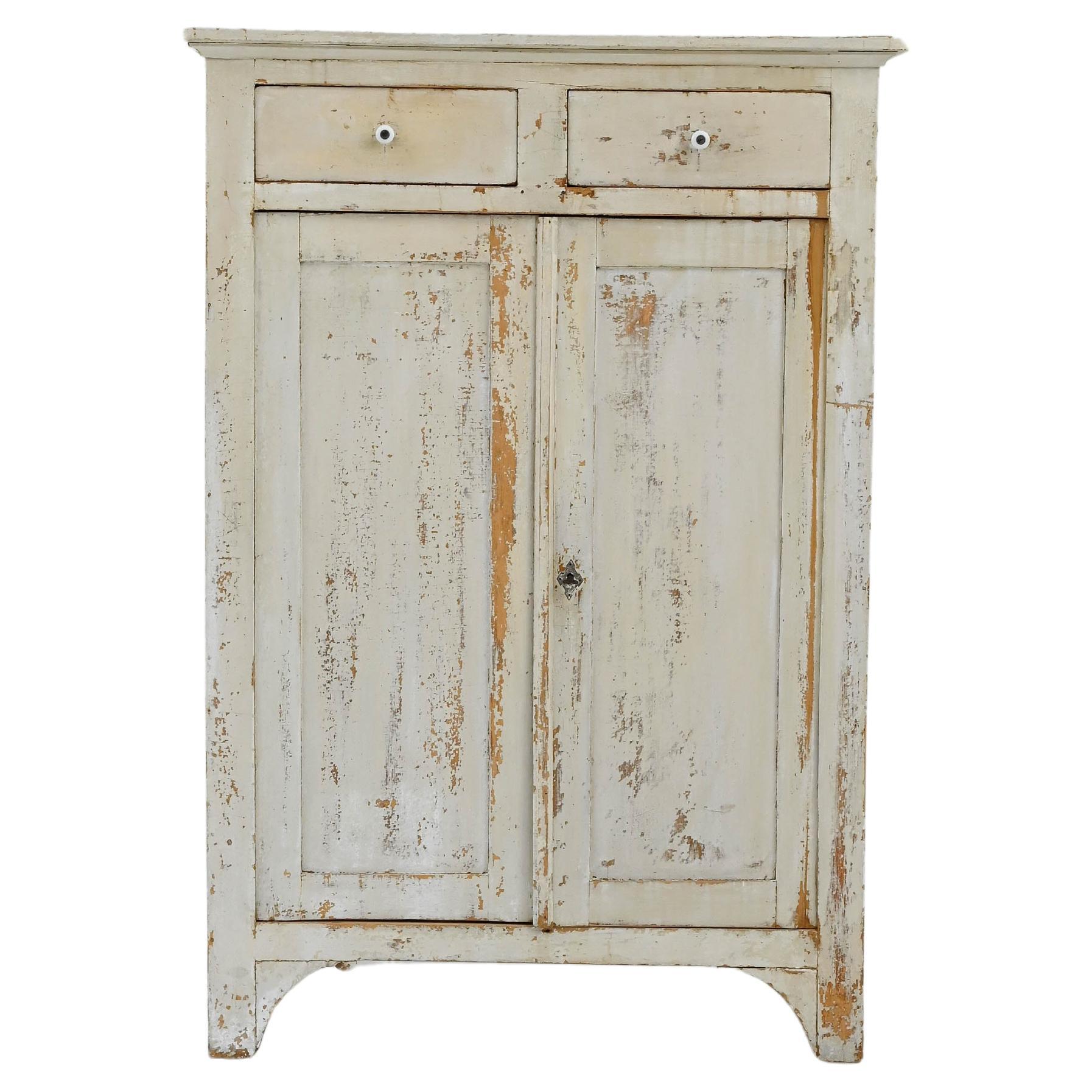 1900s French Patinated Buffet For Sale