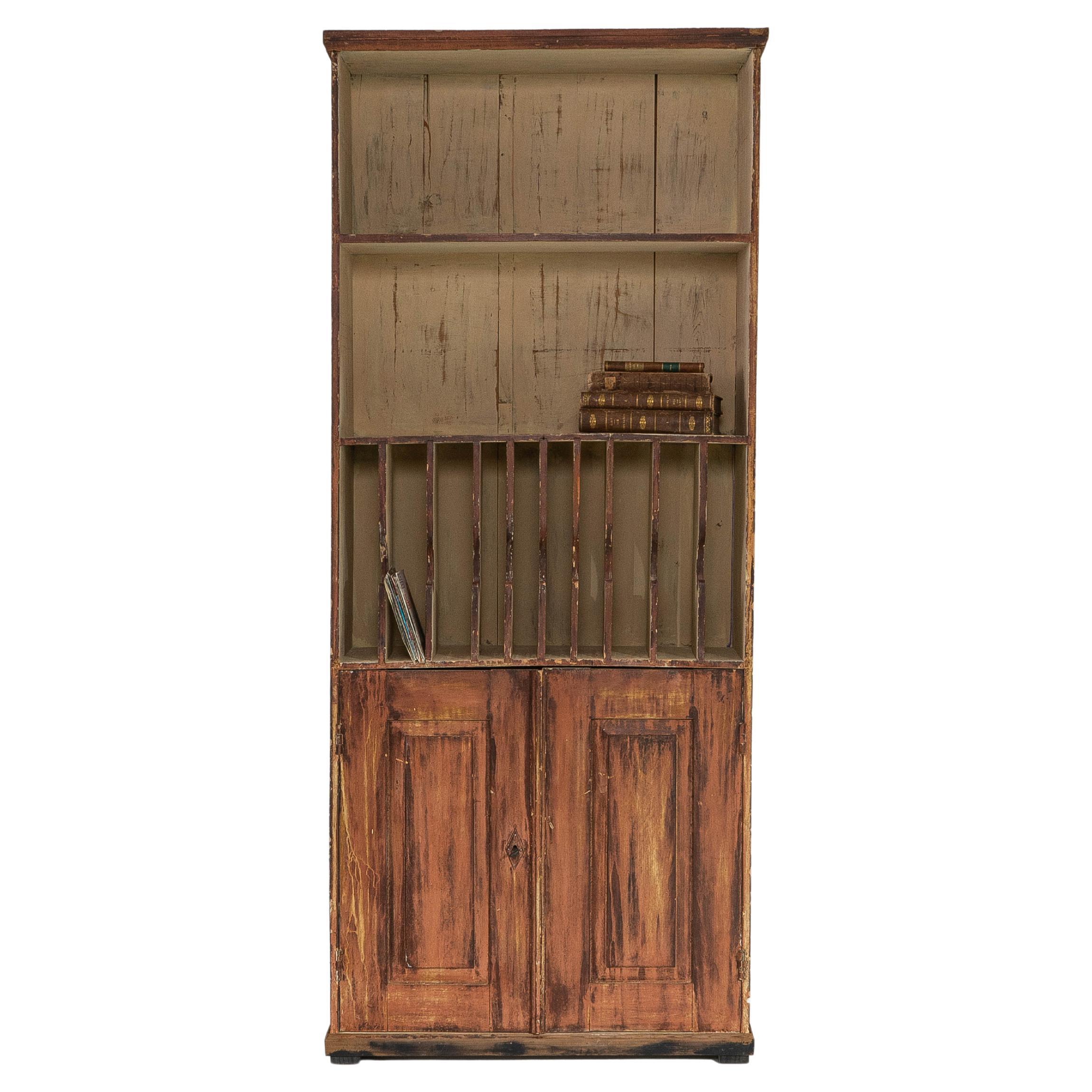 1900s French Patinated Cabinet For Sale